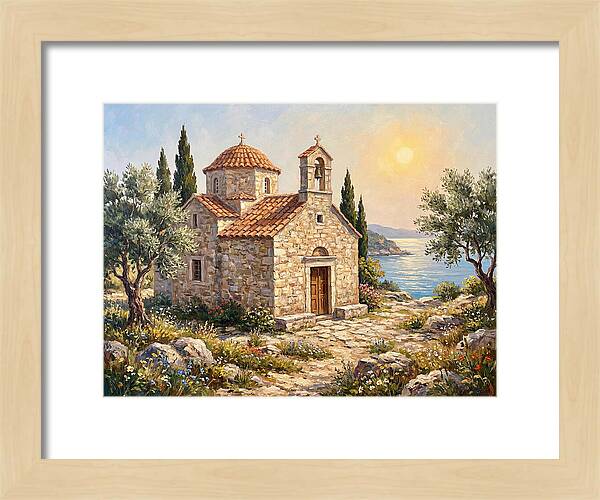 Stone Chapel By The Sea