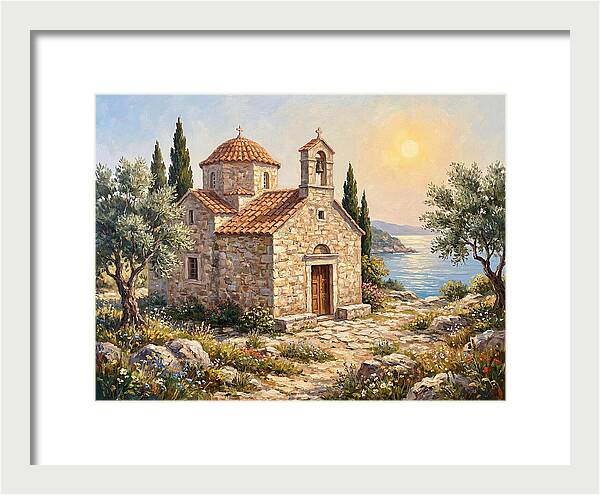 Stone Chapel By The Sea