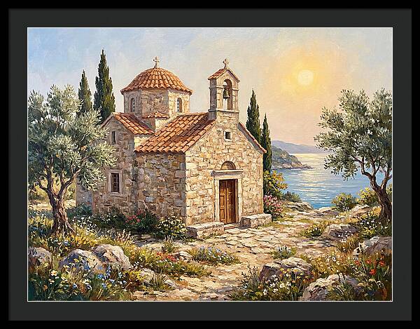 Stone Chapel By The Sea