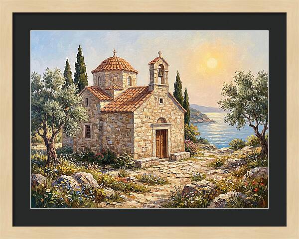 Stone Chapel By The Sea