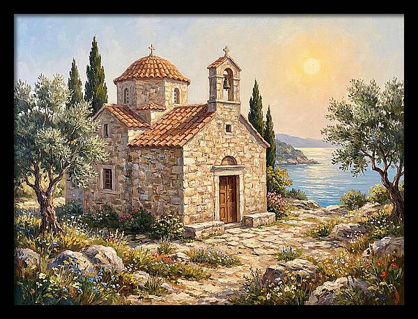 Stone Chapel By The Sea