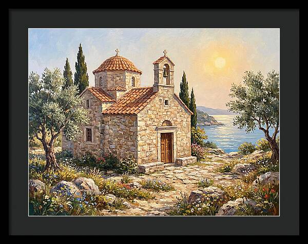 Stone Chapel By The Sea