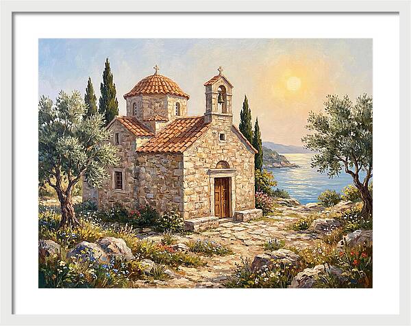 Stone Chapel By The Sea