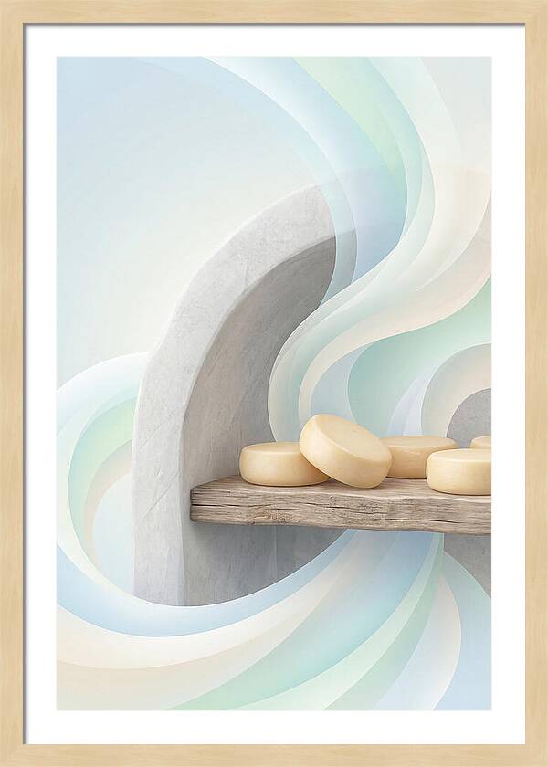 Stone Cheese Display