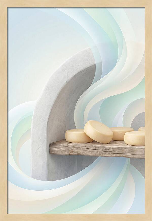 Stone Cheese Display