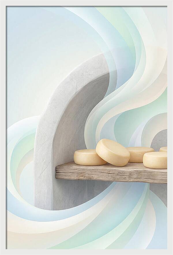 Stone Cheese Display