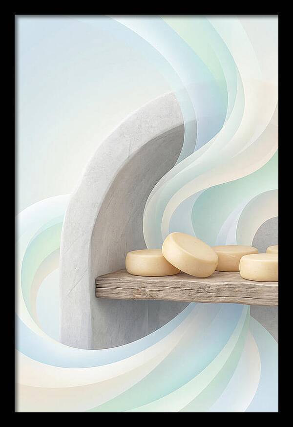 Stone Cheese Display