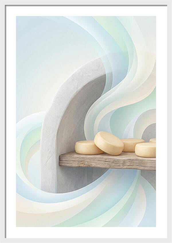 Stone Cheese Display
