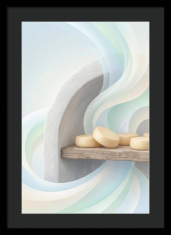 Stone Cheese Display