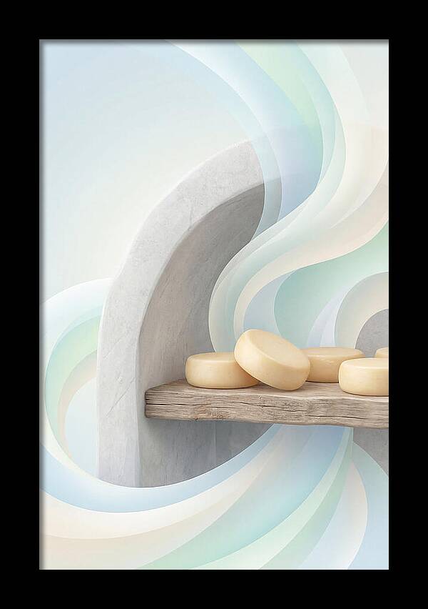 Stone Cheese Display