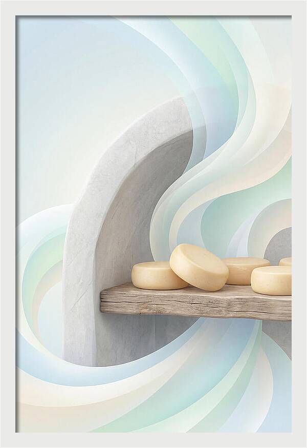 Stone Cheese Display