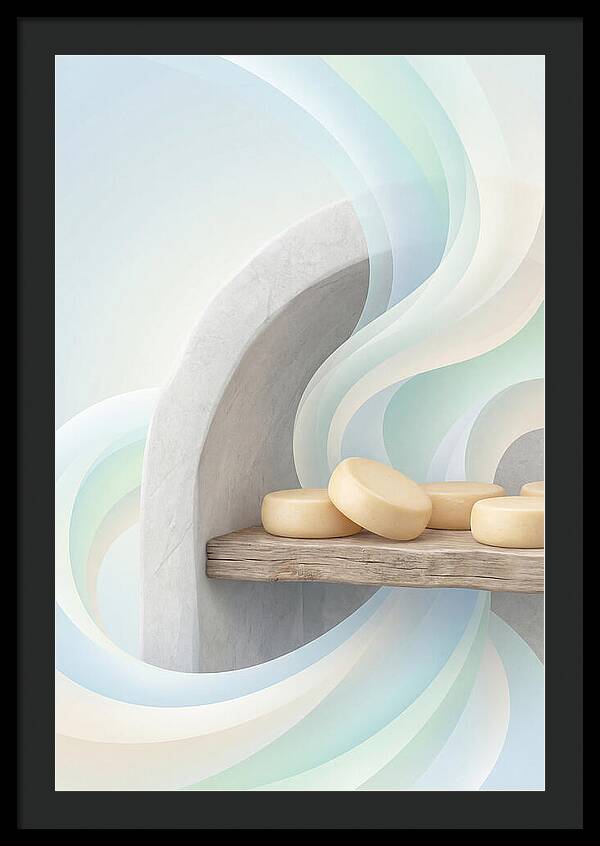 Stone Cheese Display