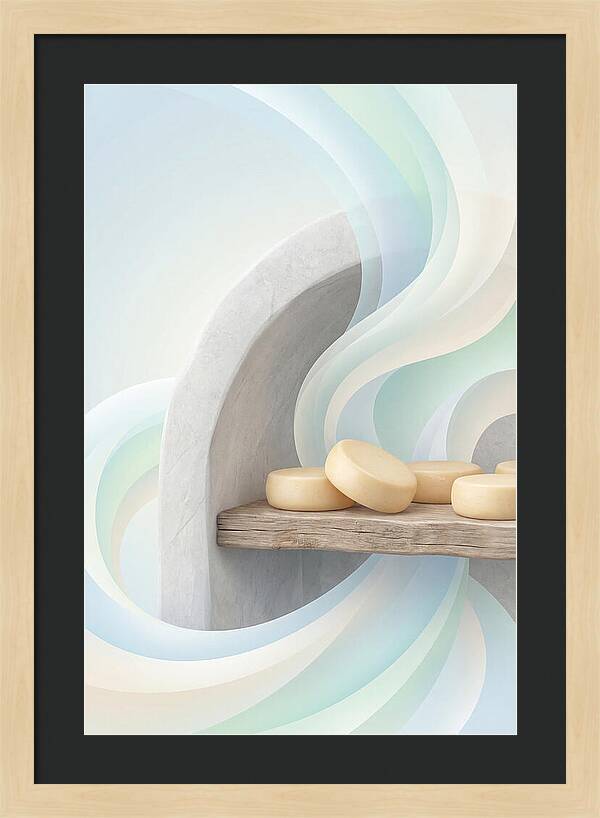 Stone Cheese Display