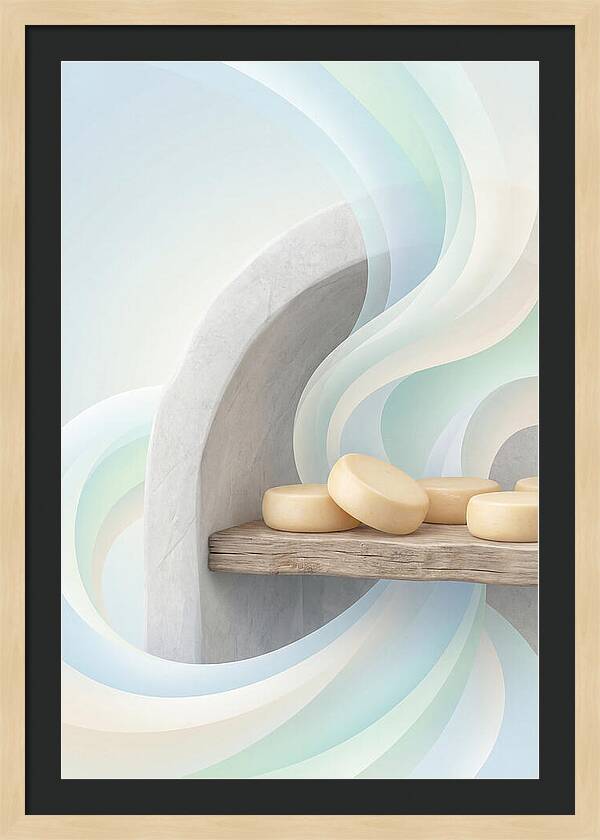 Stone Cheese Display