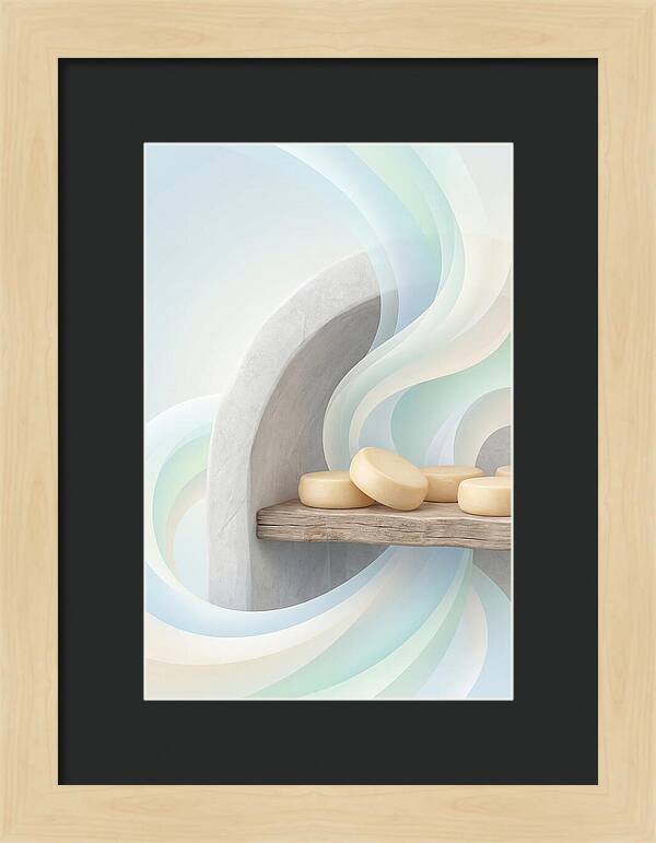 Stone Cheese Display