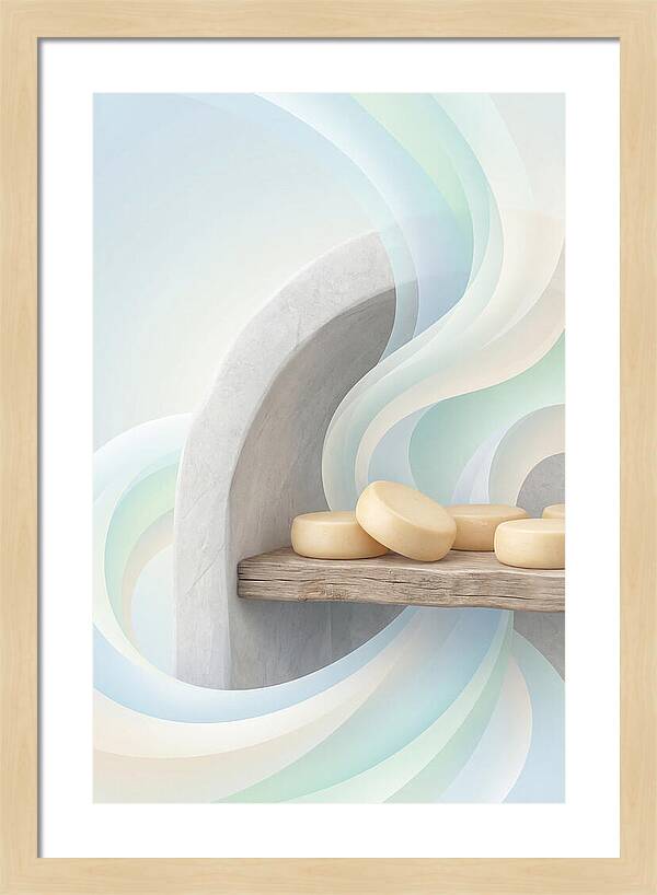 Stone Cheese Display