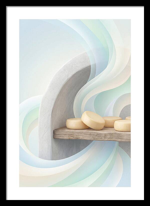 Stone Cheese Display