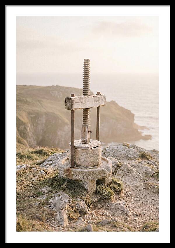 Stone Cider Press At Dusk