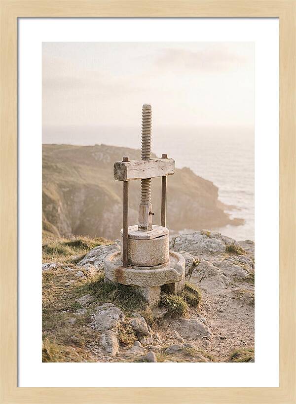 Stone Cider Press At Dusk