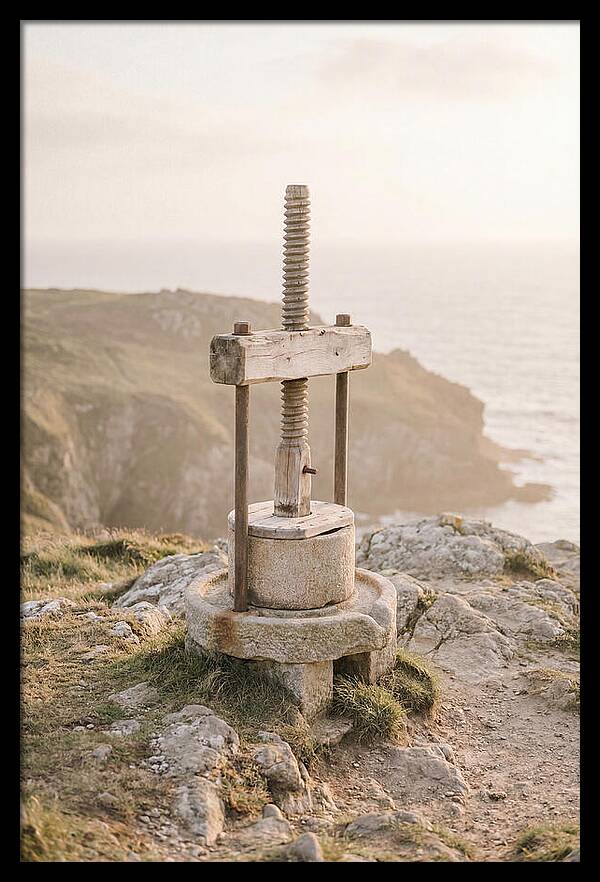 Stone Cider Press At Dusk