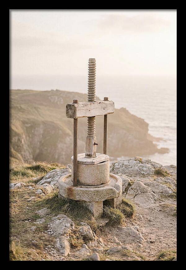 Stone Cider Press At Dusk