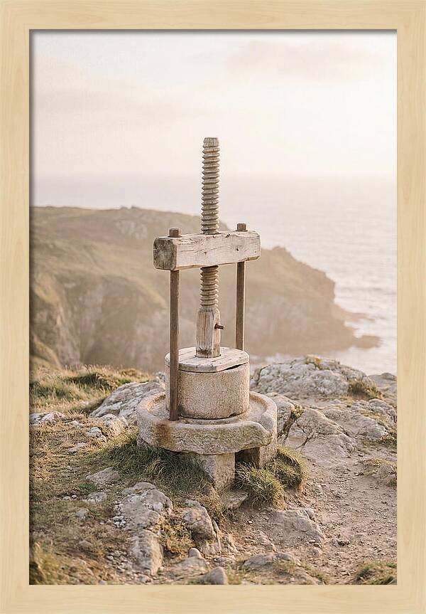 Stone Cider Press At Dusk