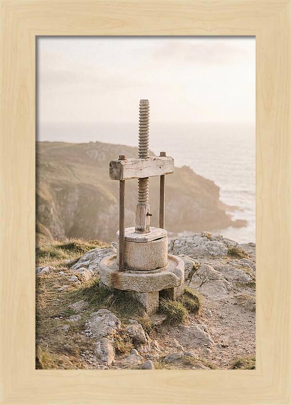 Stone Cider Press At Dusk