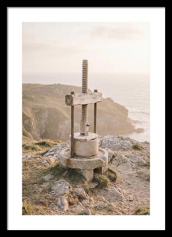 Stone Cider Press At Dusk