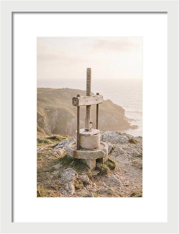 Stone Cider Press At Dusk