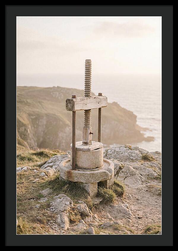Stone Cider Press At Dusk
