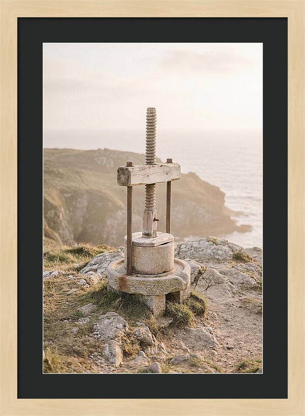 Stone Cider Press At Dusk