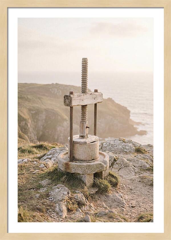 Stone Cider Press At Dusk