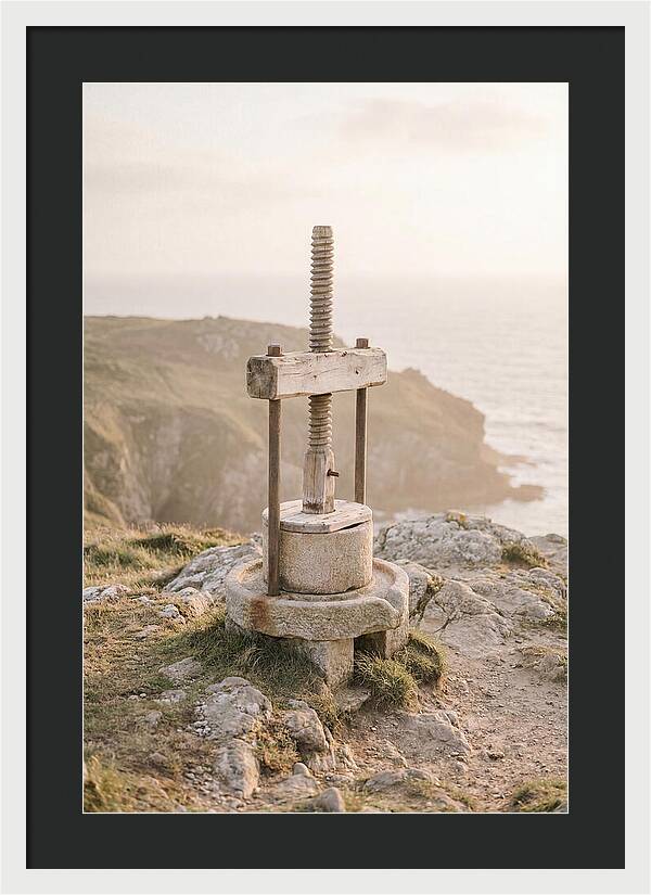 Stone Cider Press At Dusk