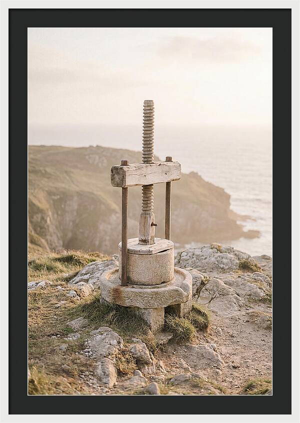 Stone Cider Press At Dusk