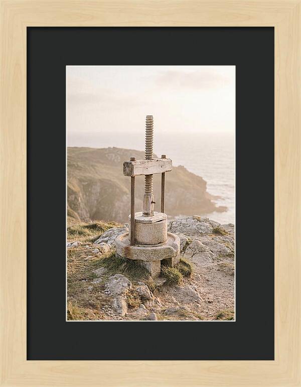 Stone Cider Press At Dusk