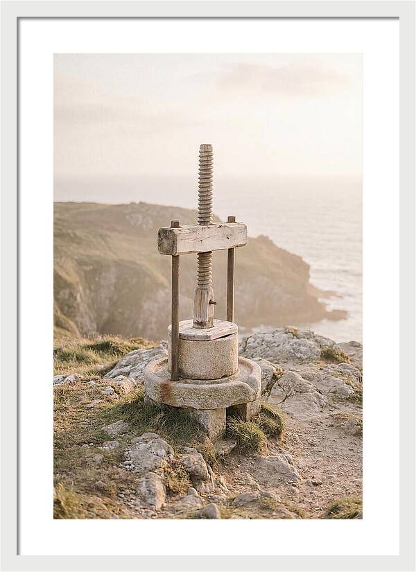 Stone Cider Press At Dusk
