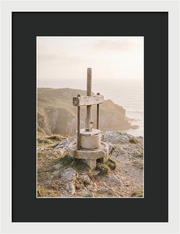 Stone Cider Press At Dusk