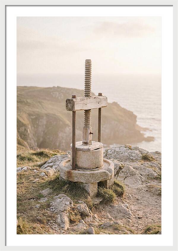 Stone Cider Press At Dusk