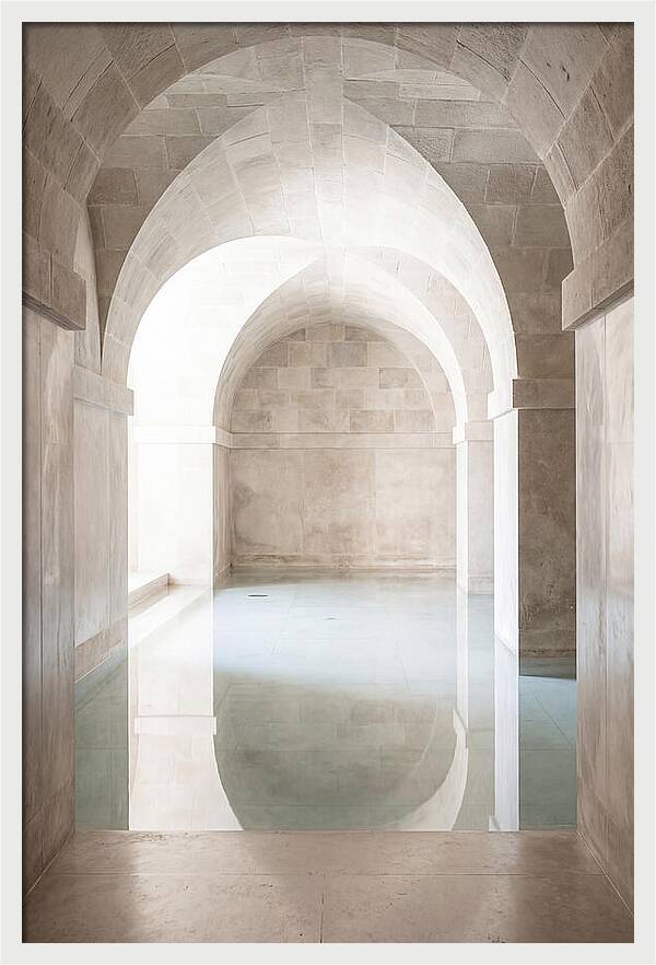 Stone Cistern With Arched Ceiling
