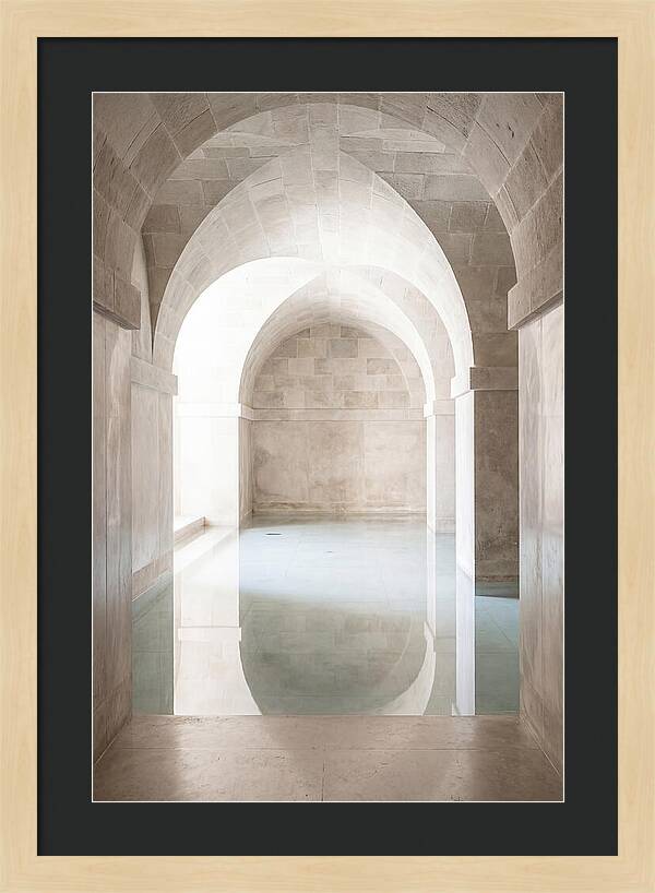 Stone Cistern With Arched Ceiling