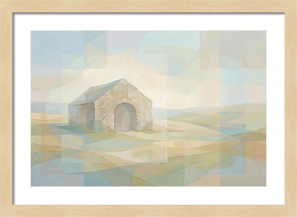 Stone Cow Byre With Arched Doorway