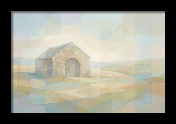 Stone Cow Byre With Arched Doorway