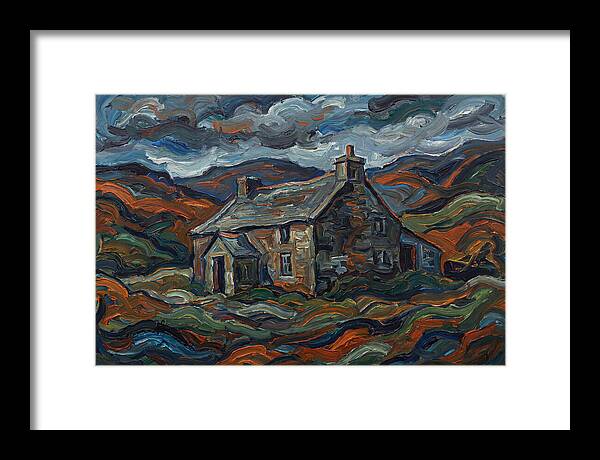 Stone Farmhouse Amidst Vibrant Landscape