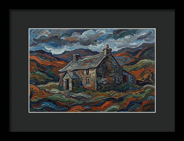 Stone Farmhouse Amidst Vibrant Landscape