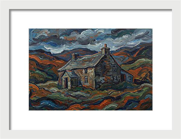 Stone Farmhouse Amidst Vibrant Landscape