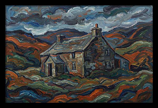 Stone Farmhouse Amidst Vibrant Landscape