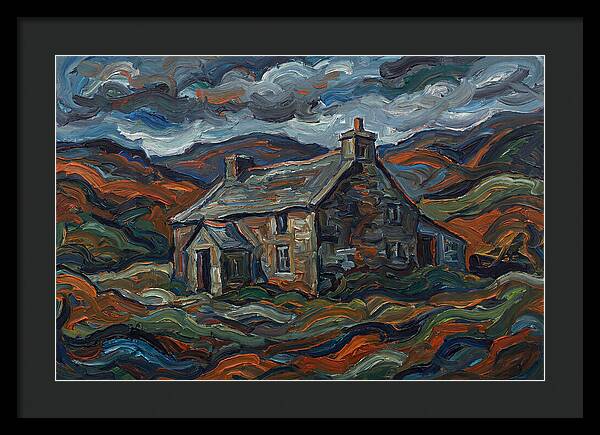 Stone Farmhouse Amidst Vibrant Landscape