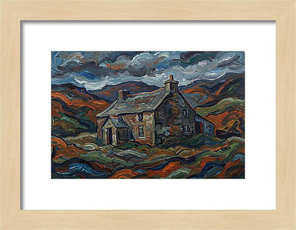 Stone Farmhouse Amidst Vibrant Landscape