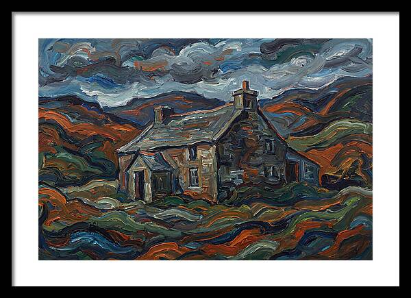 Stone Farmhouse Amidst Vibrant Landscape