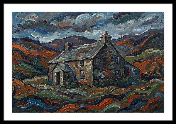 Stone Farmhouse Amidst Vibrant Landscape